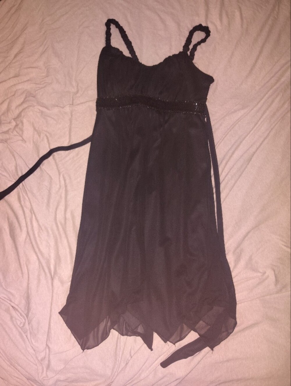 Black Empress Cut Dress